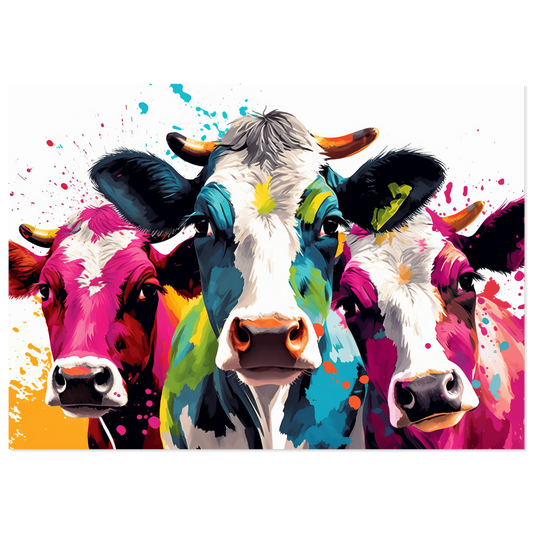 Cow cows pop art (COW16)