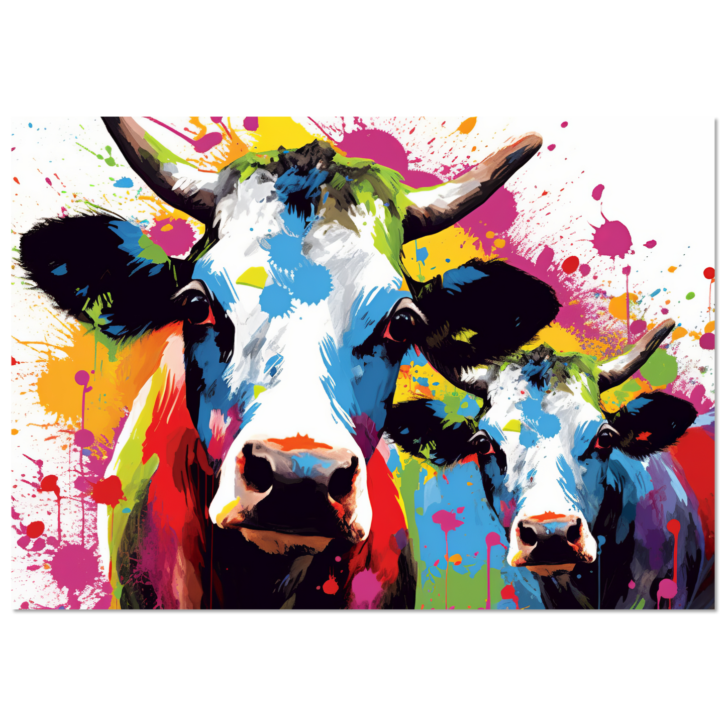 Cow cows pop art (COW21)