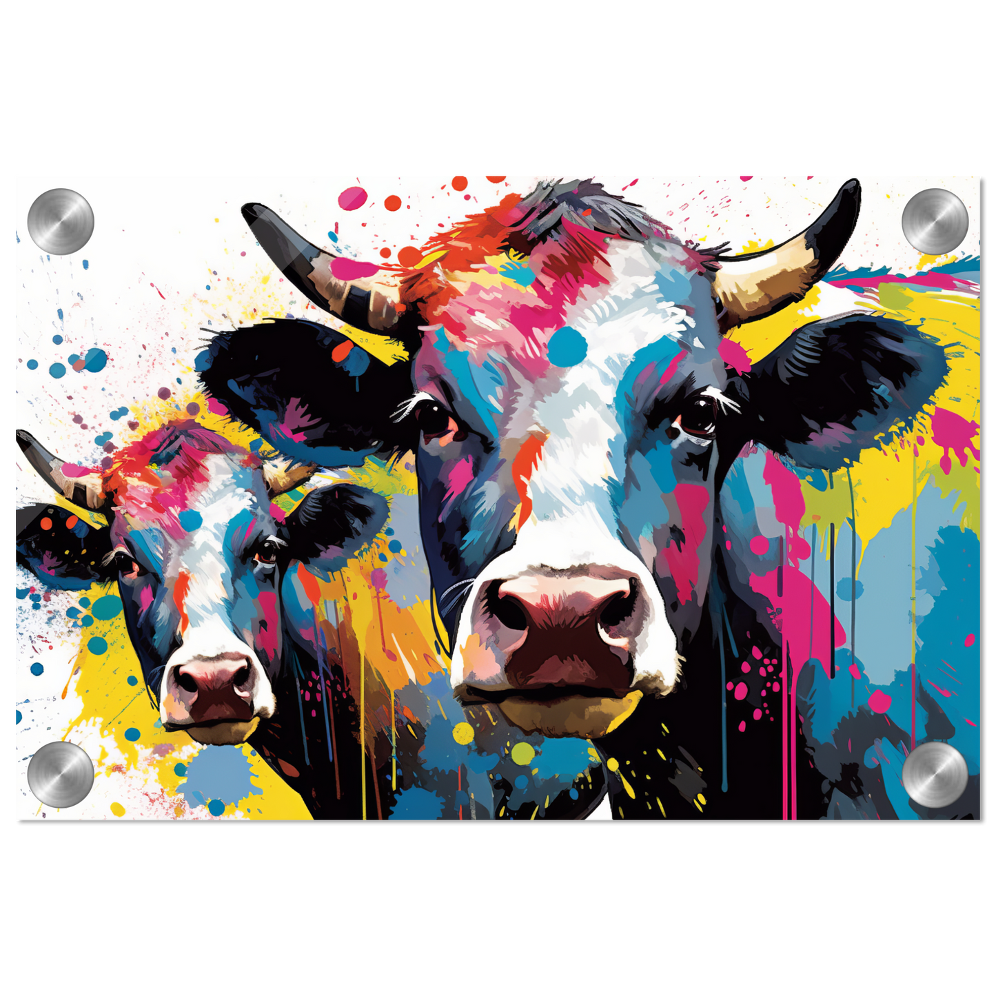 Cow cows pop art (COW23)