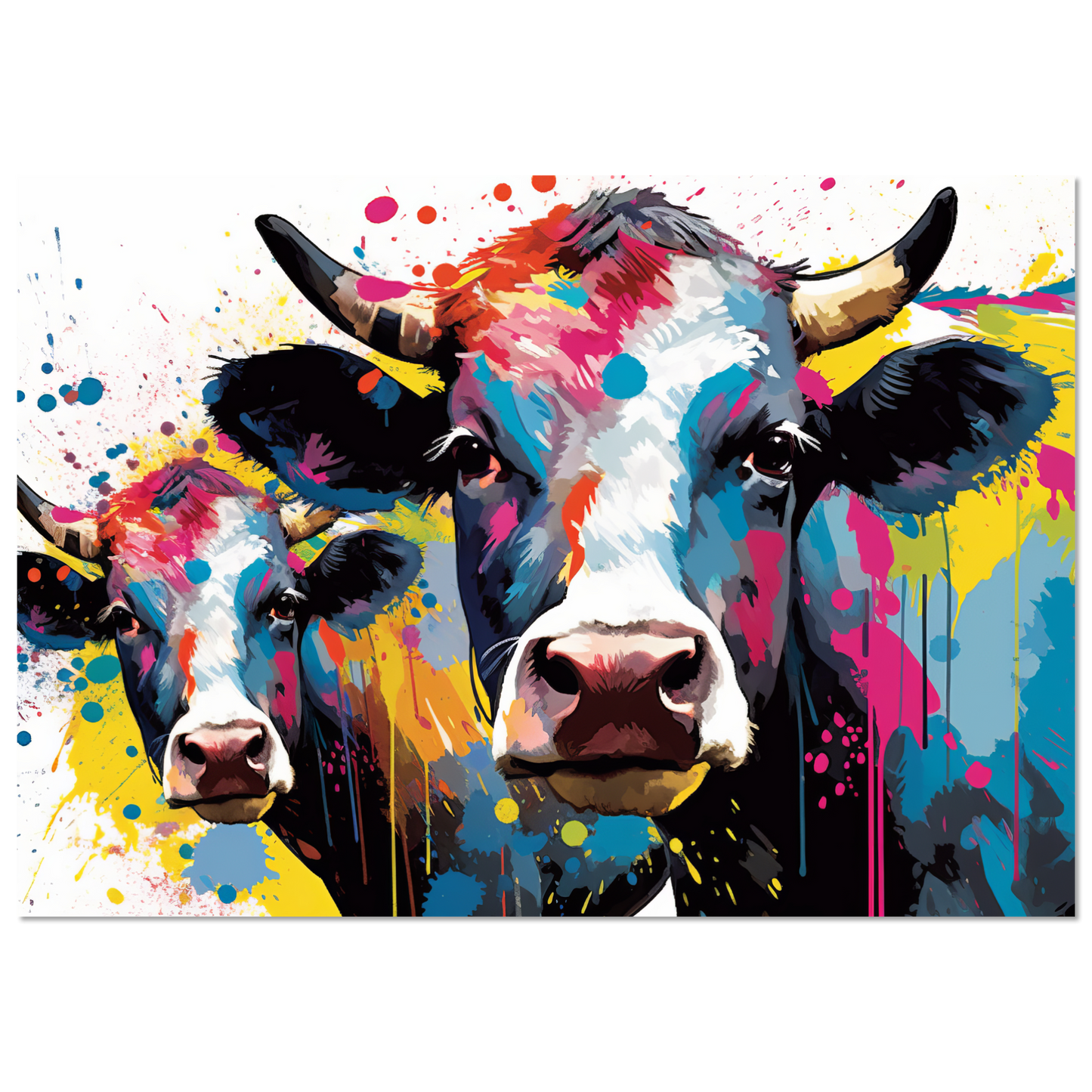 Cow cows pop art (COW23)