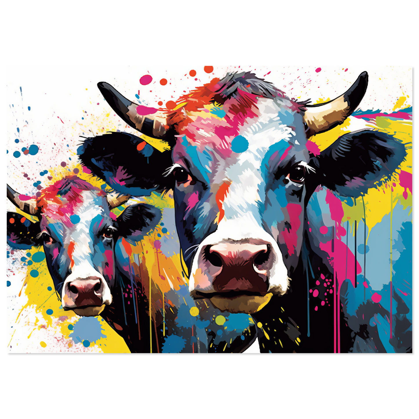 Cow cows pop art (COW23)