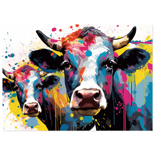 Cow cows pop art (COW23)