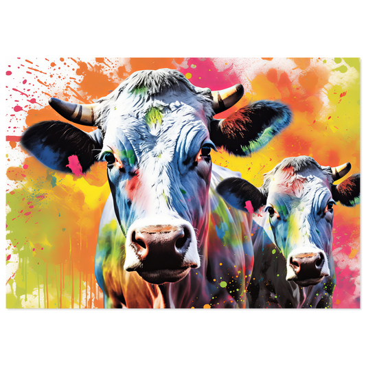 Cow cows pop art (COW24)