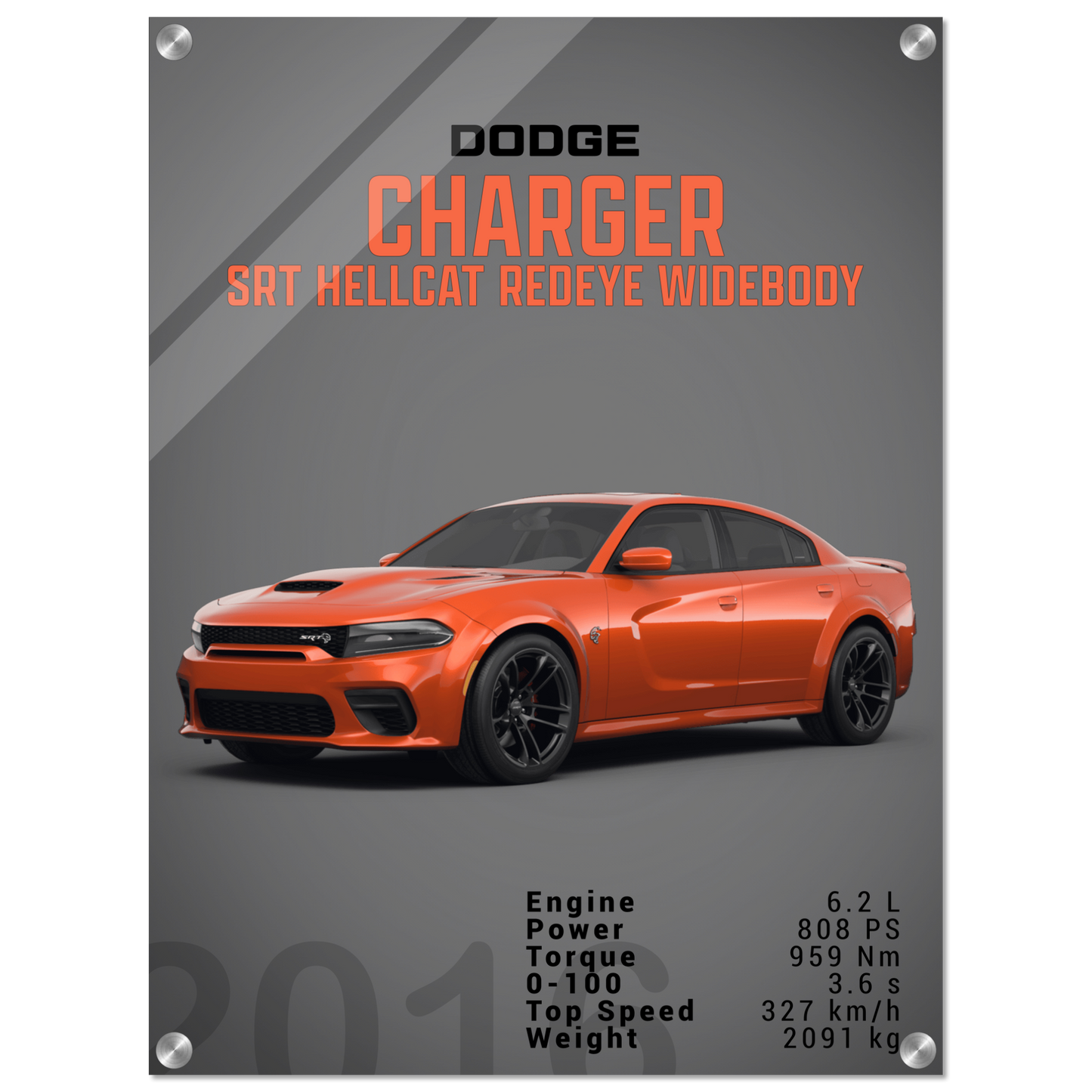 Dodge Charger SRT Hellcat Redeye Widebody (DODGE05D)