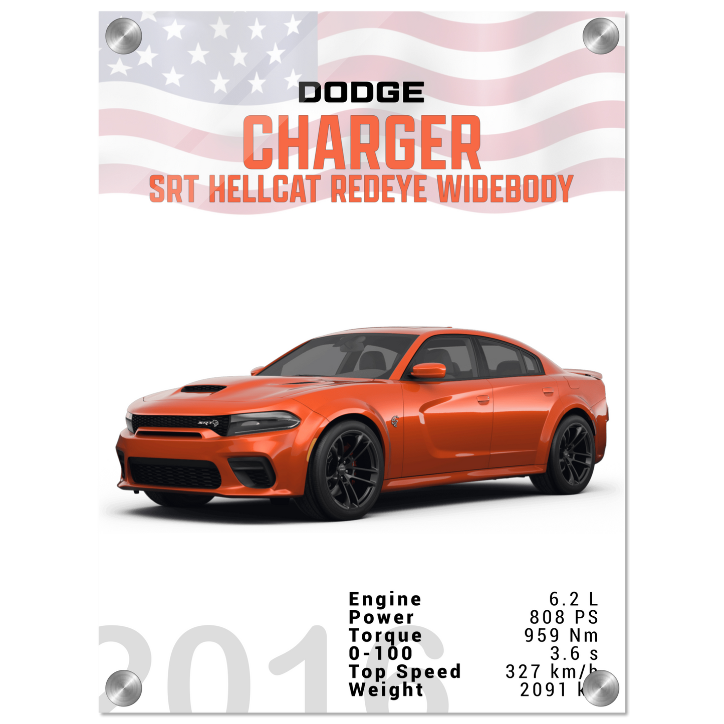 Dodge Charger SRT Hellcat Redeye Widebody (DODGE05)