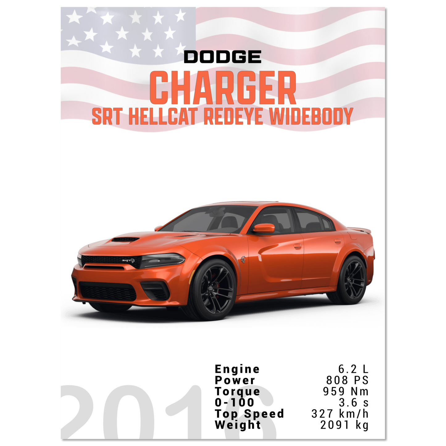 Dodge Charger SRT Hellcat Redeye Widebody (DODGE05)