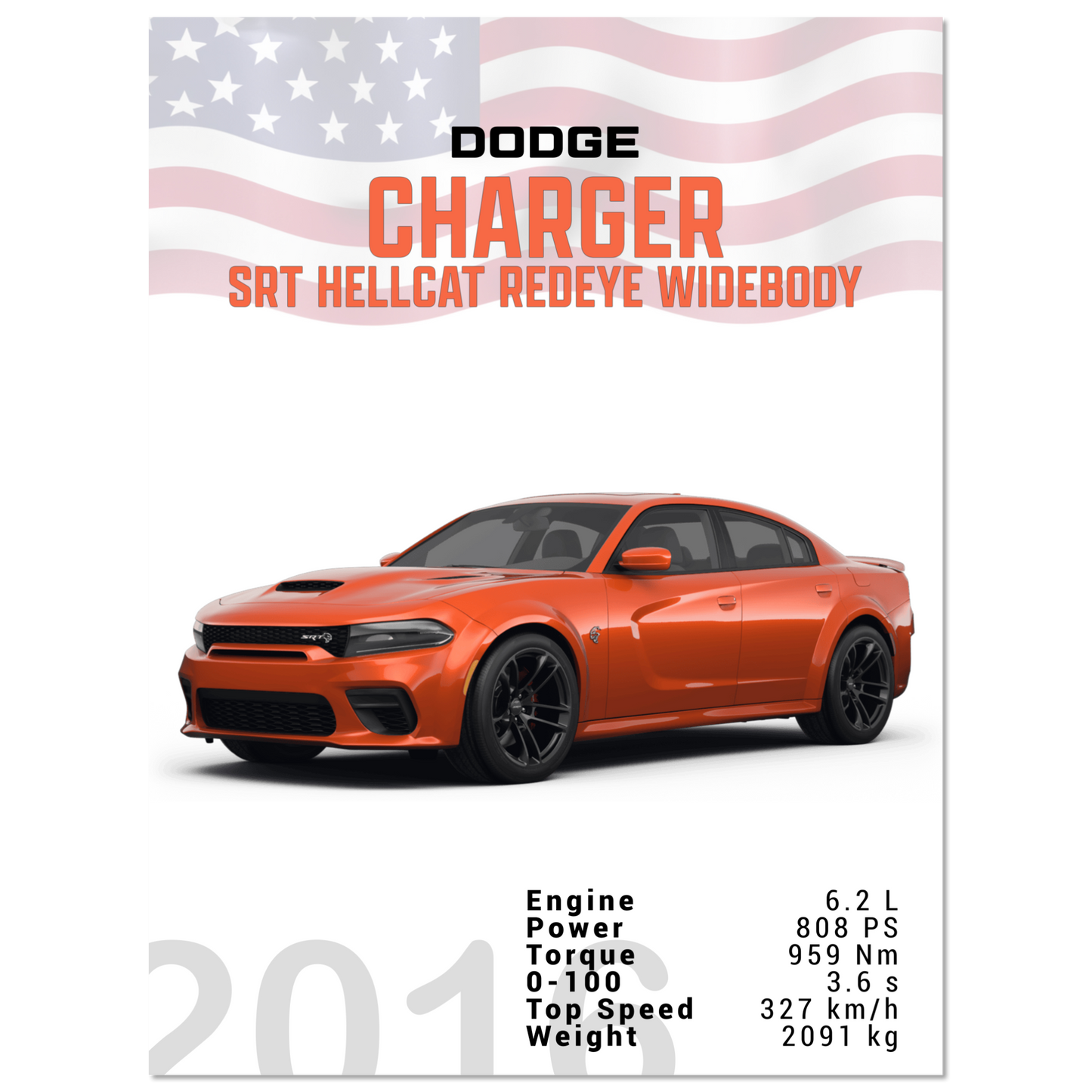 Dodge Charger SRT Hellcat Redeye Widebody (DODGE05)