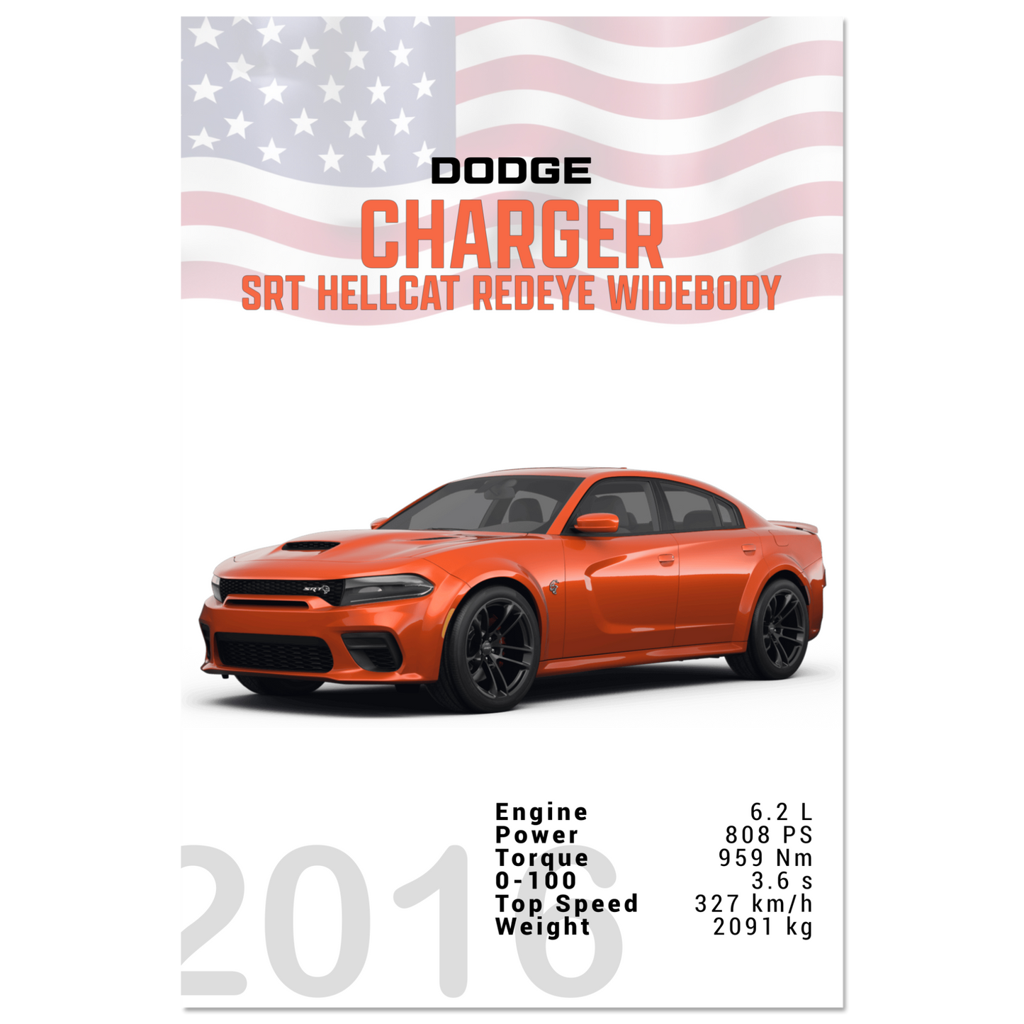 Dodge Charger SRT Hellcat Redeye Widebody (DODGE05)