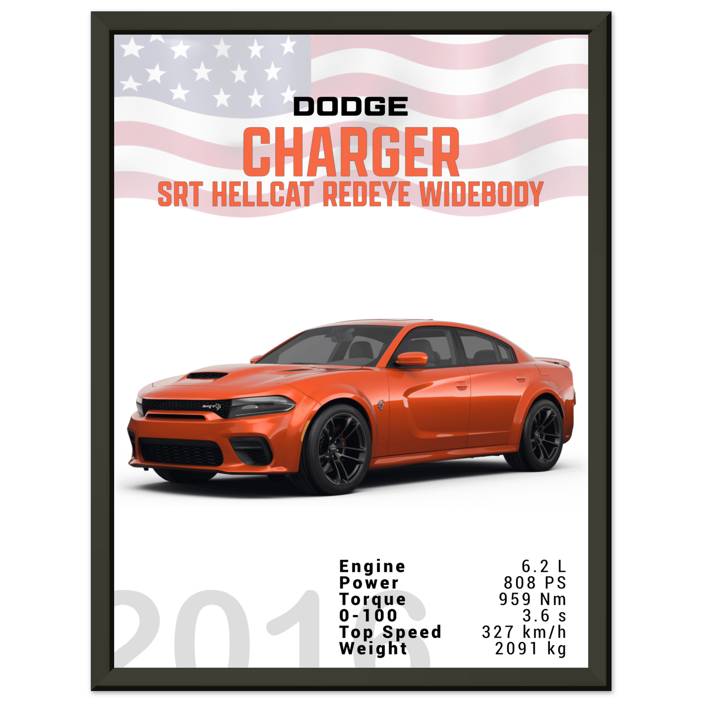 Dodge Charger SRT Hellcat Redeye Widebody (DODGE05)