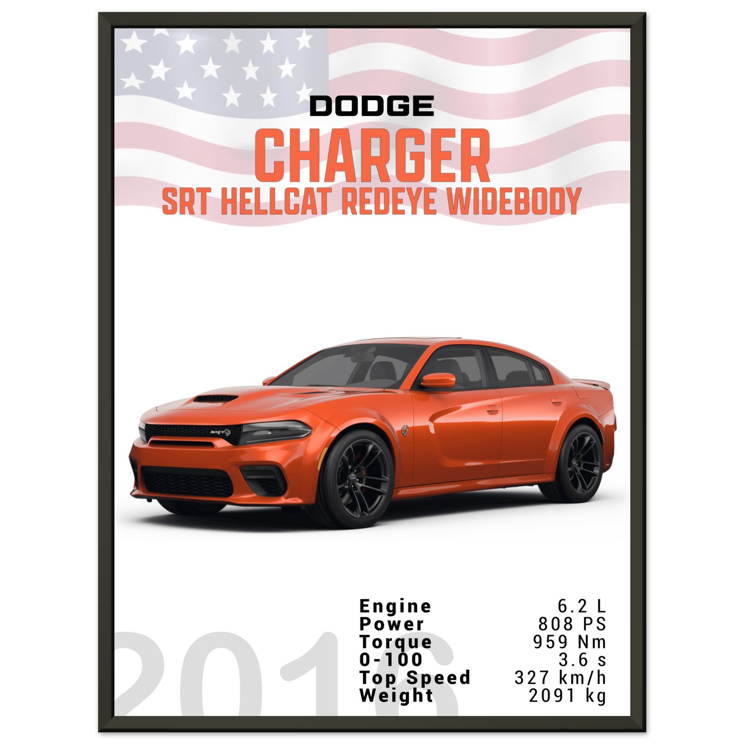 Dodge Charger SRT Hellcat Redeye Widebody (DODGE05)