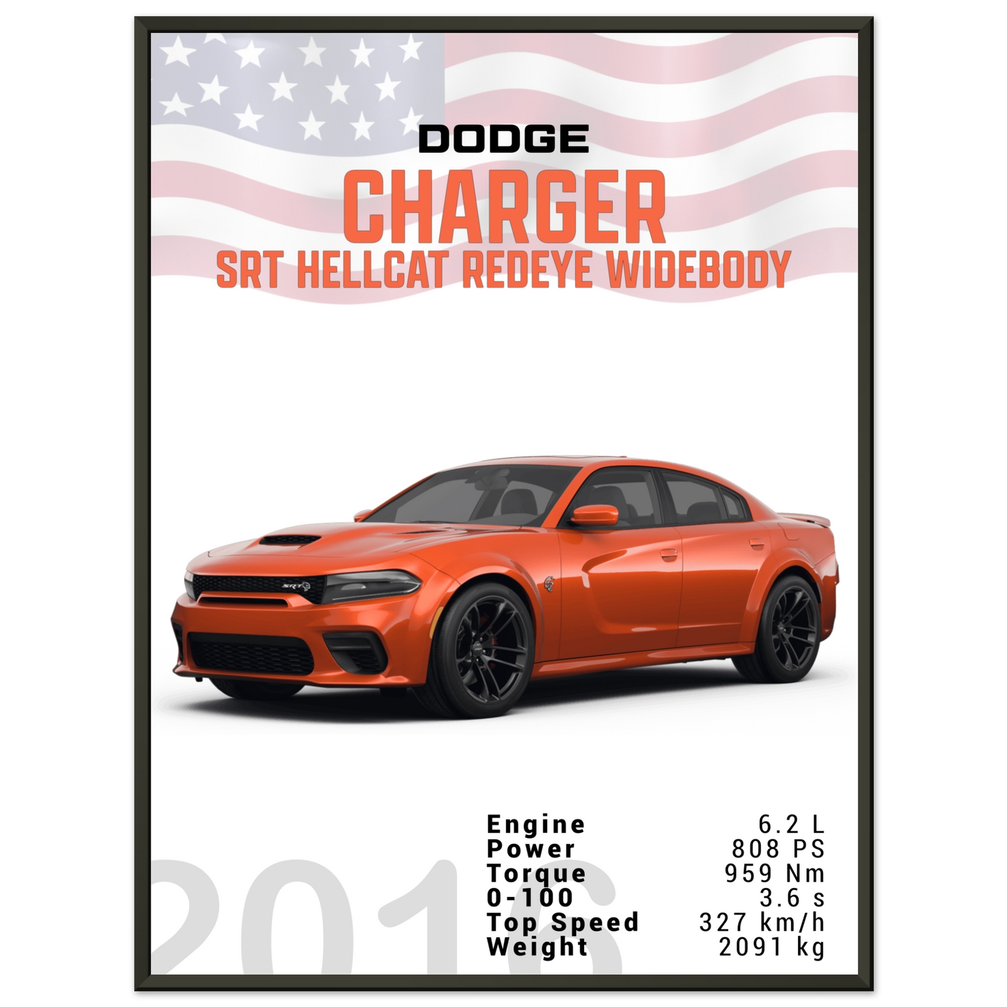 Dodge Charger SRT Hellcat Redeye Widebody (DODGE05)