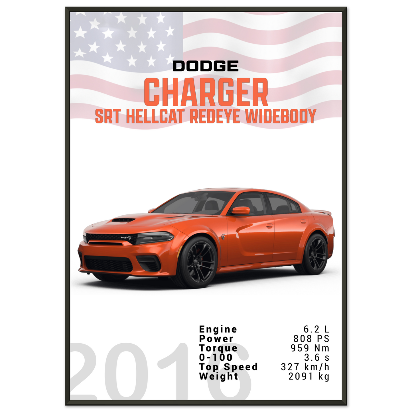 Dodge Charger SRT Hellcat Redeye Widebody (DODGE05)