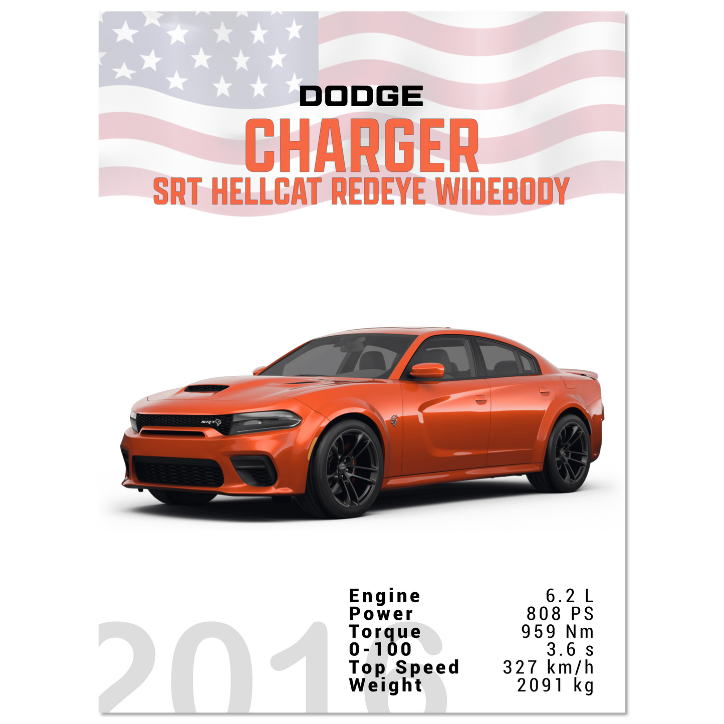 Dodge Charger SRT Hellcat Redeye Widebody (DODGE05)