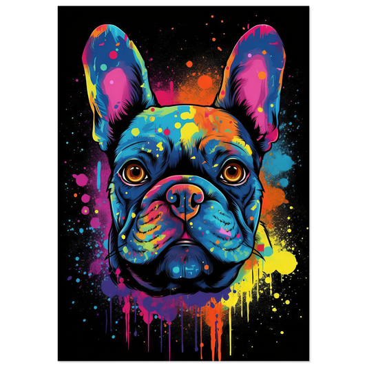 Dog French Bulldog Pop Art (DOG09)