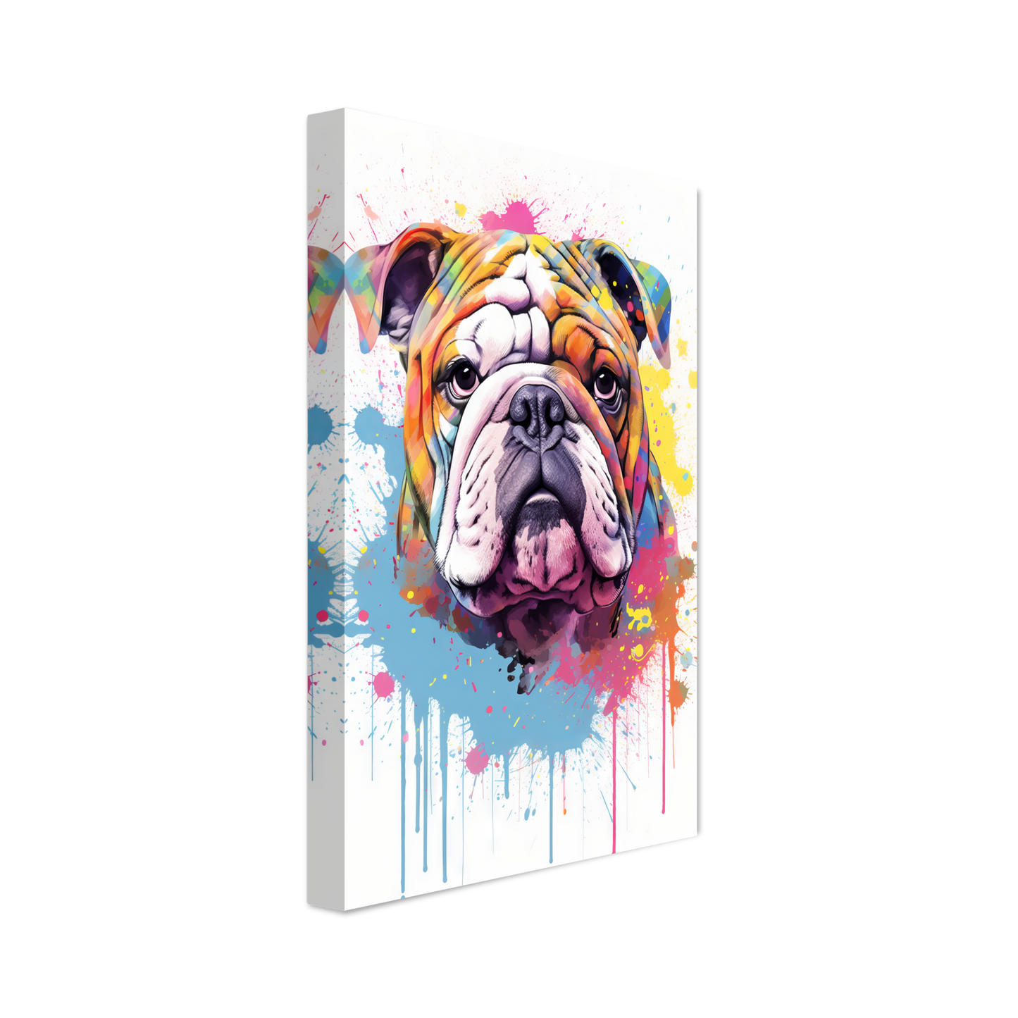 Dog Bulldog Pop Art (DOG106)