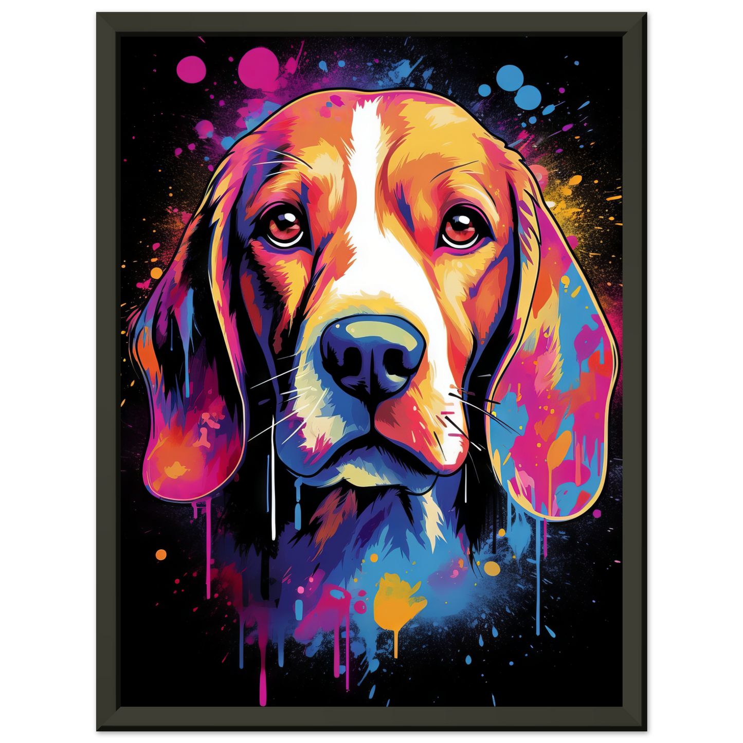 Hund Beagle Pop-Art (DOG109)