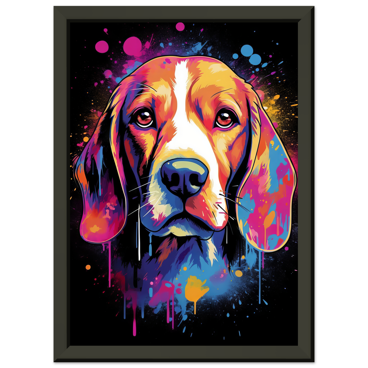 Hund Beagle Pop-Art (DOG109)