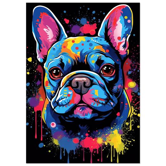 Dog French Bulldog Pop Art (DOG10)