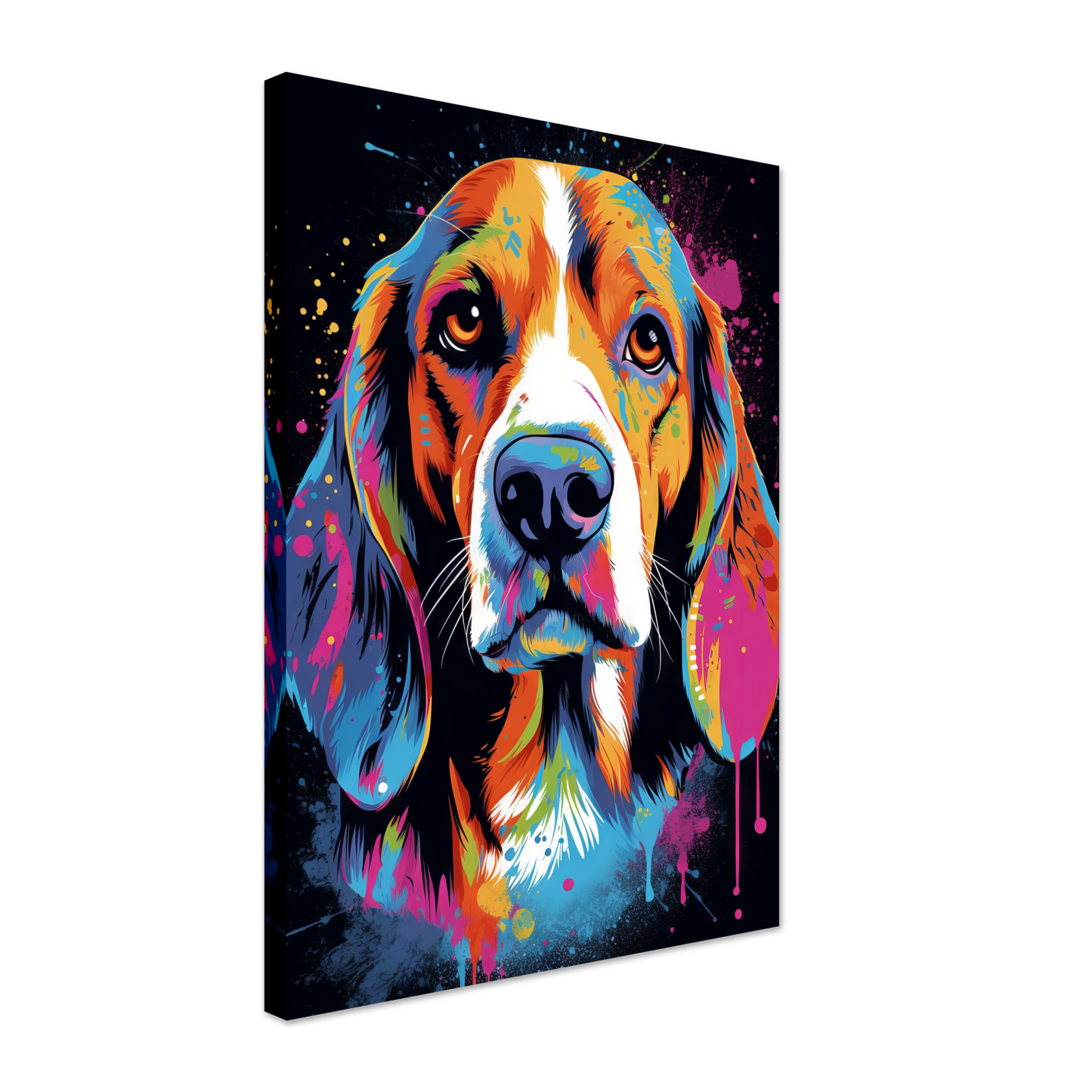 Hund Beagle Pop-Art (DOG111)