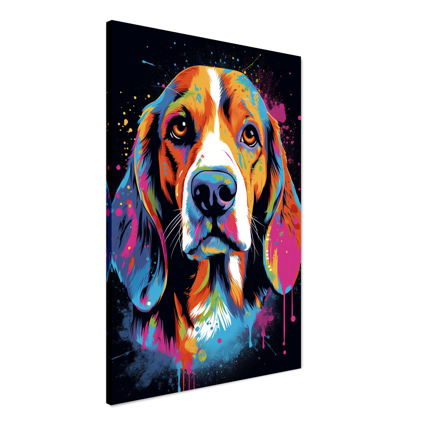 Hund Beagle Pop-Art (DOG111)