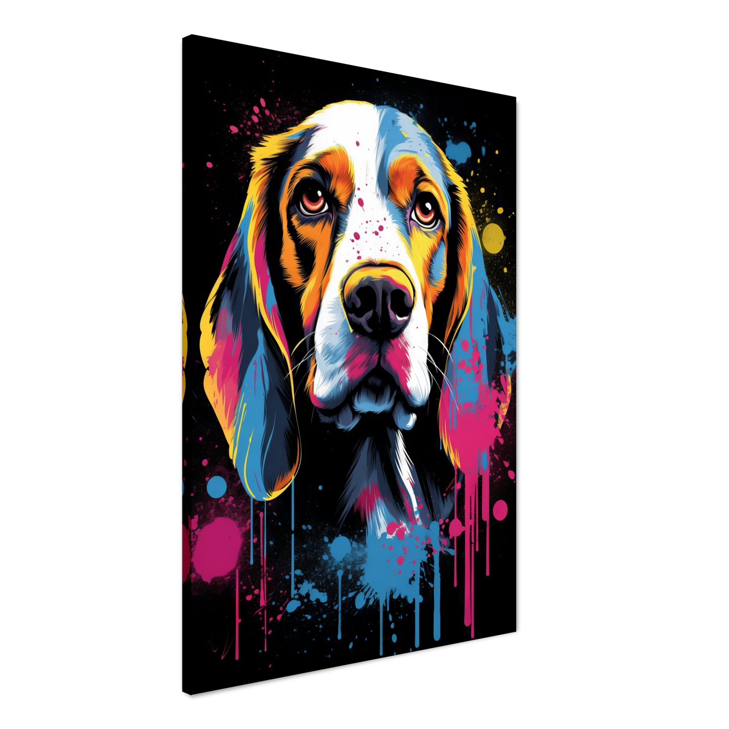 Hund Beagle Pop-Art (DOG112)