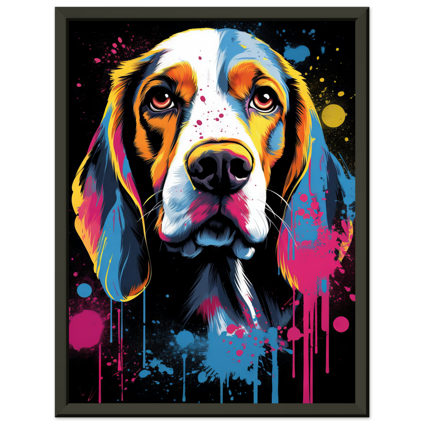 Hund Beagle Pop-Art (DOG112)