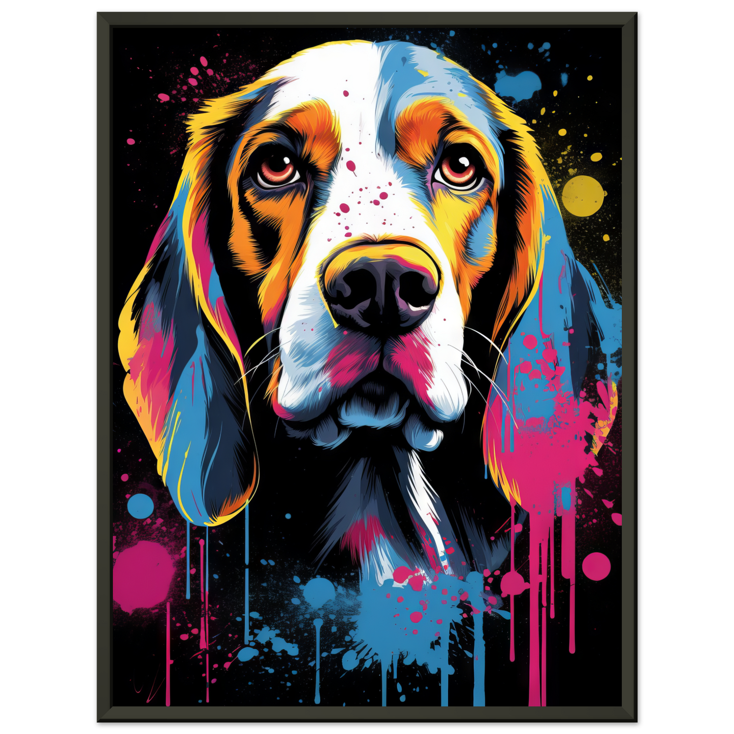 Hund Beagle Pop-Art (DOG112)