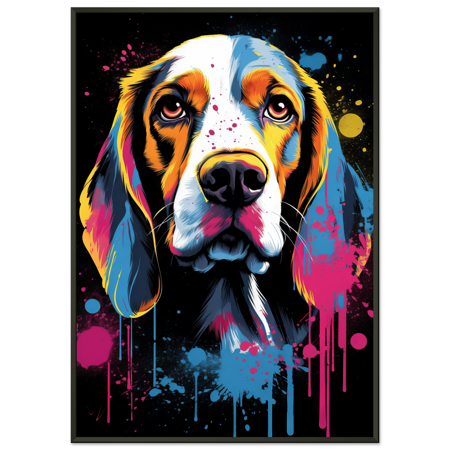 Hund Beagle Pop-Art (DOG112)