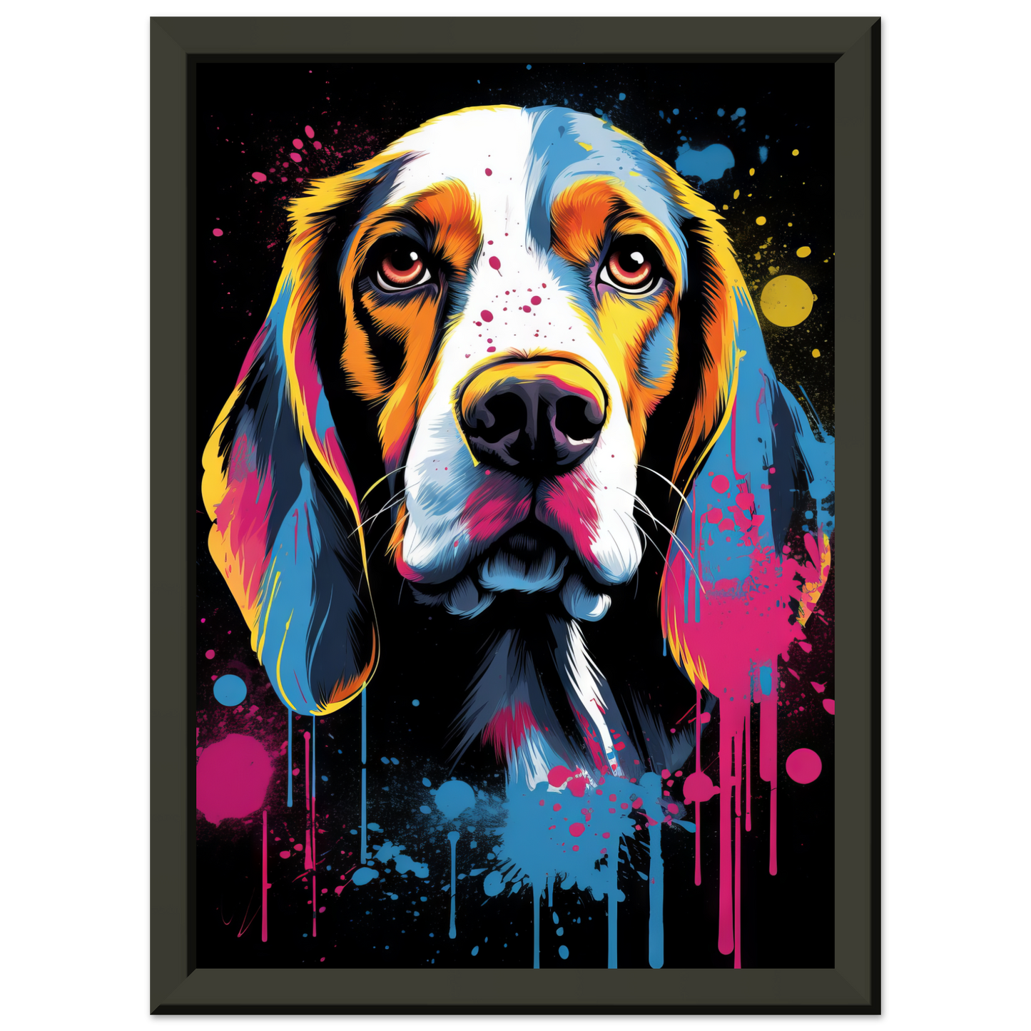 Hund Beagle Pop-Art (DOG112)