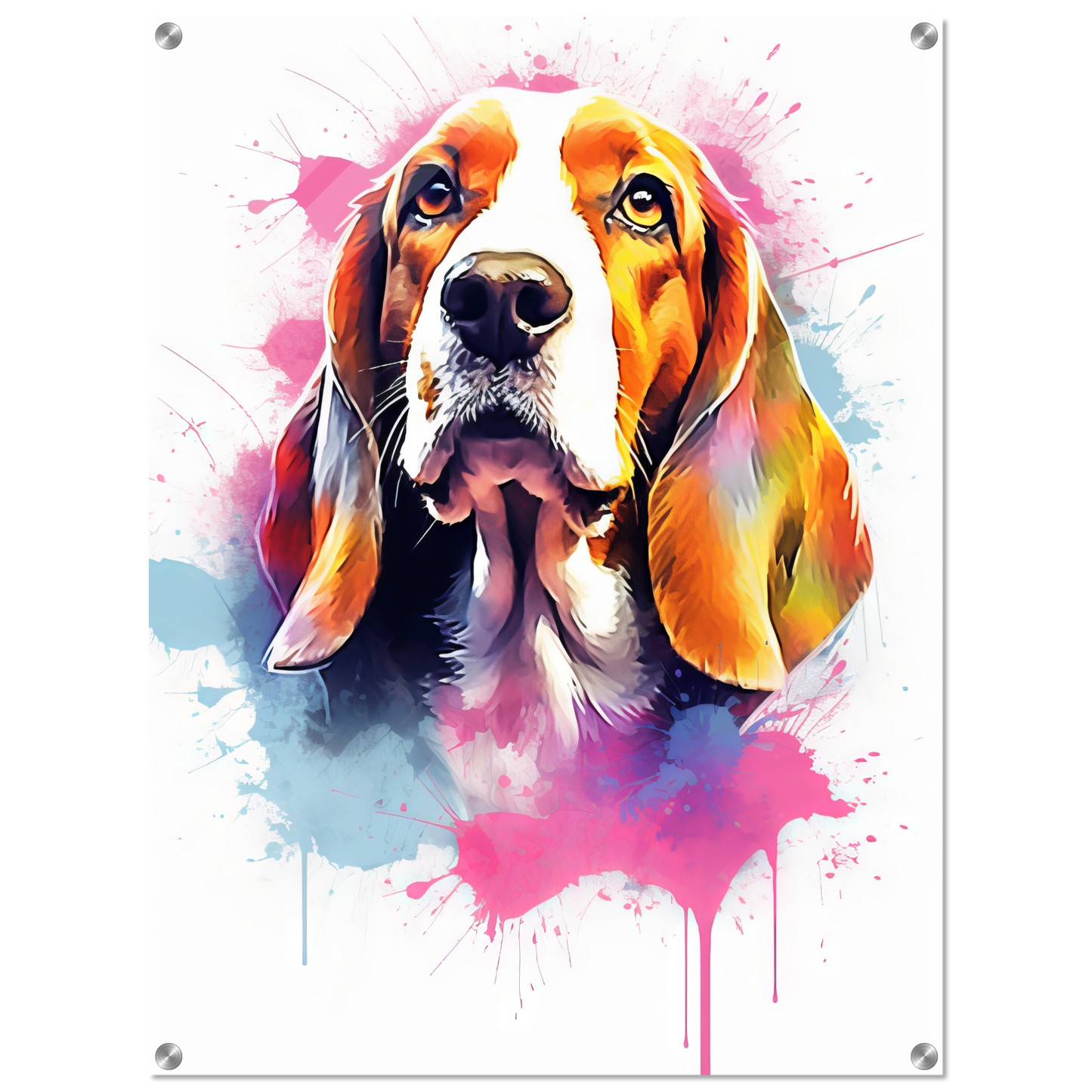 Hund Beagle Pop-Art (DOG115)