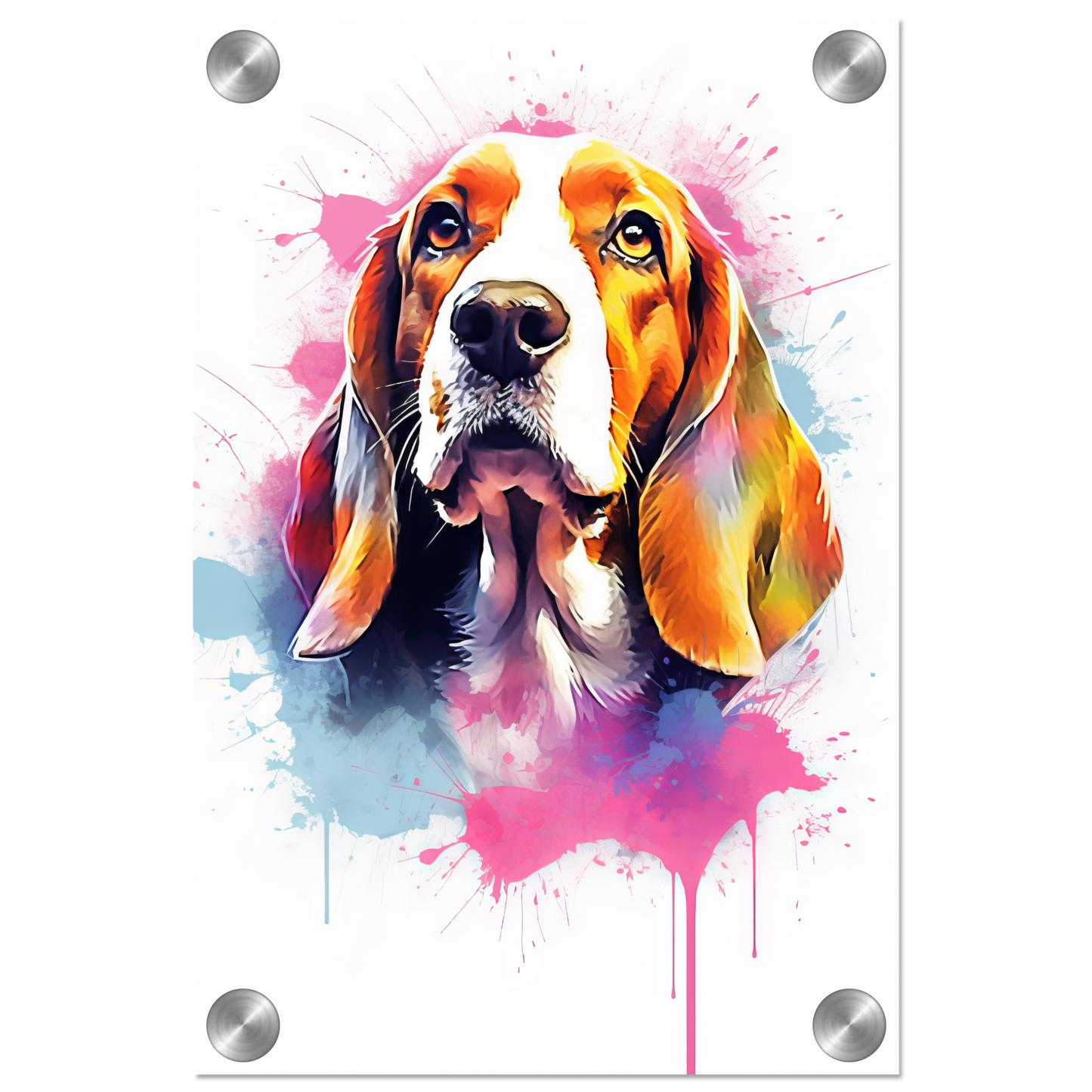 Hund Beagle Pop-Art (DOG115)