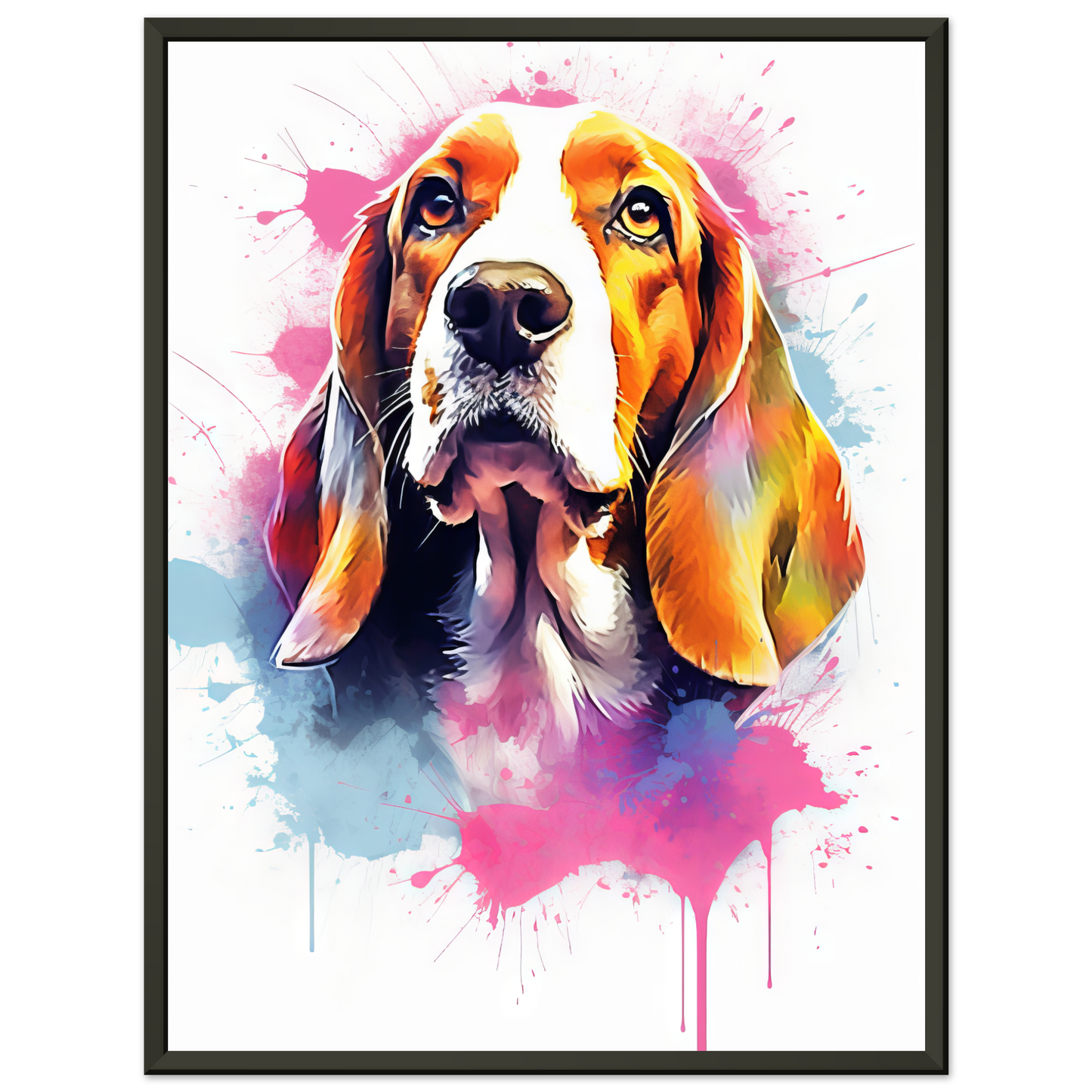 Hund Beagle Pop-Art (DOG115)