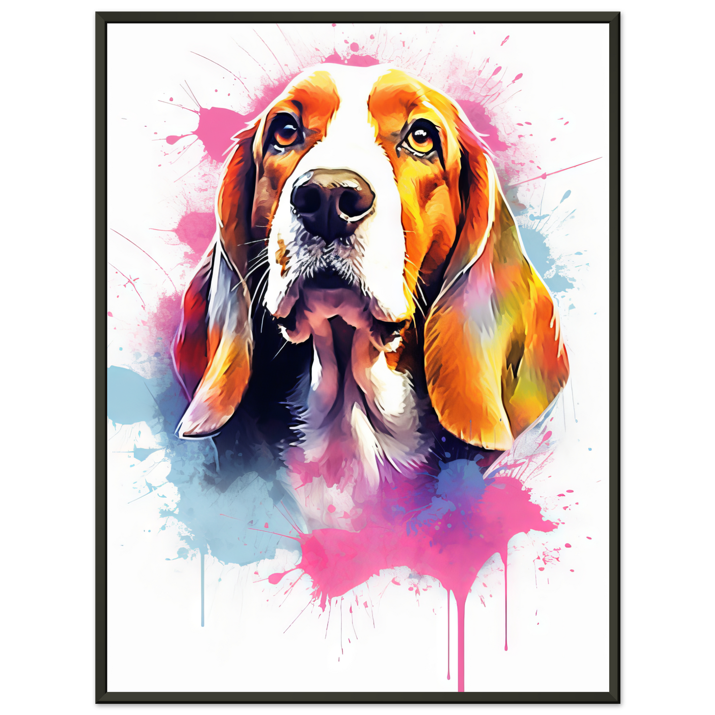 Hund Beagle Pop-Art (DOG115)