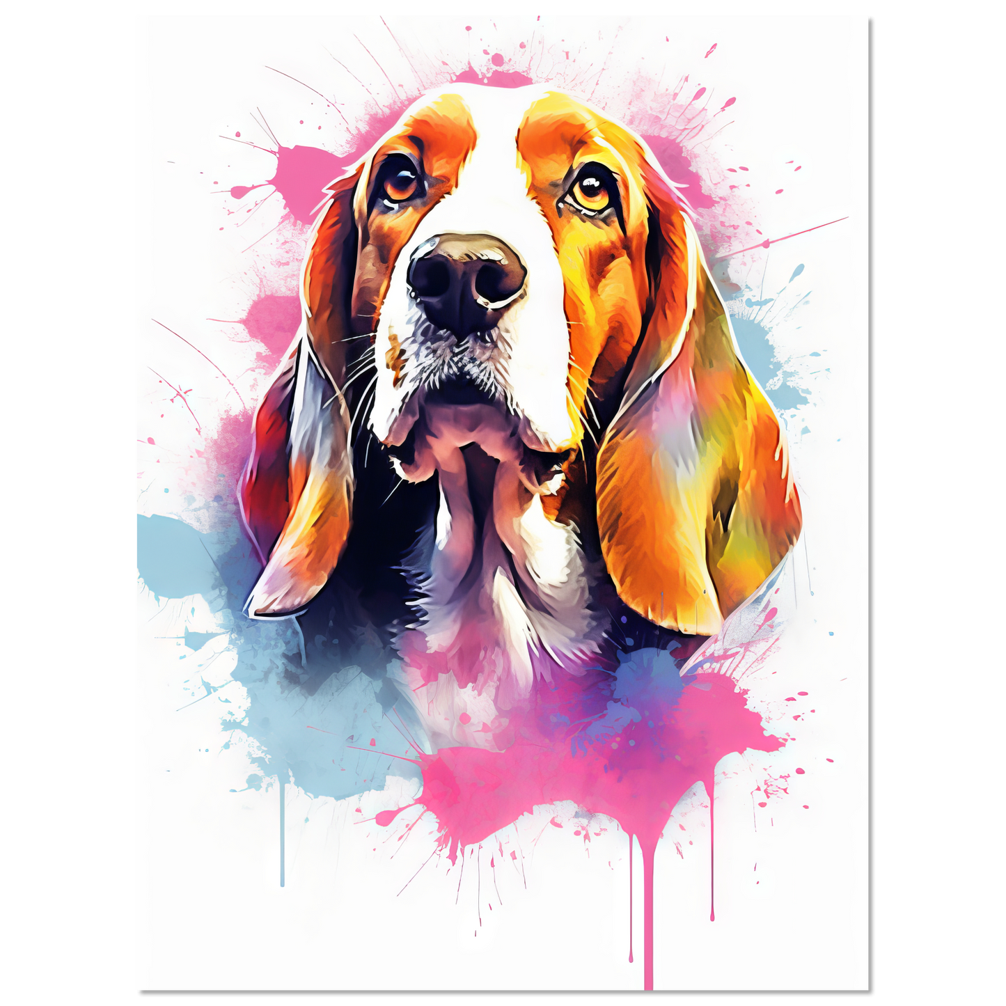 Hund Beagle Pop-Art (DOG115)
