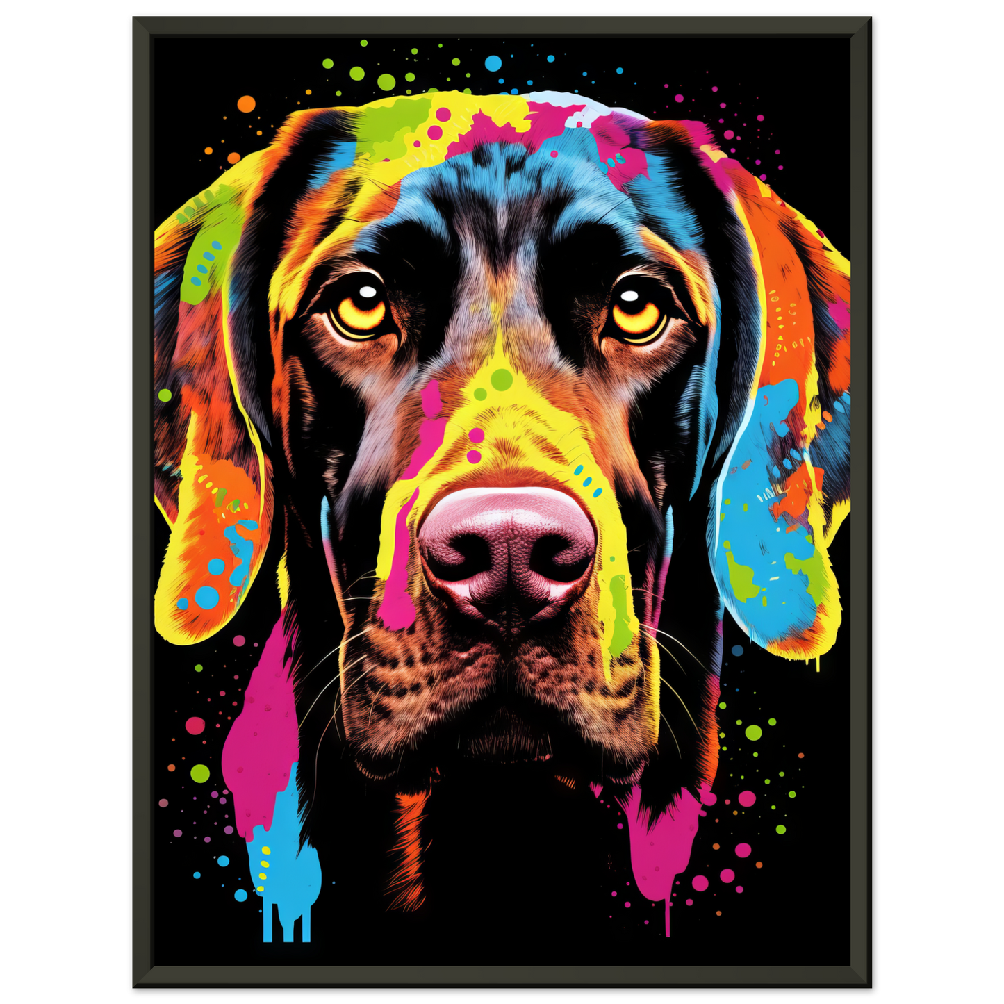 Hund Deutsch Kurzhaar Pop-Art (DOG127)