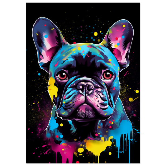 Dog French Bulldog Pop Art (DOG12)