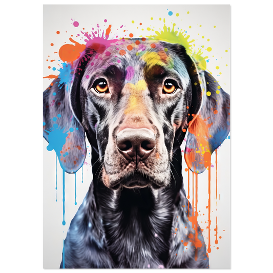 Hund Deutsch Kurzhaar Pop-Art (DOG131)