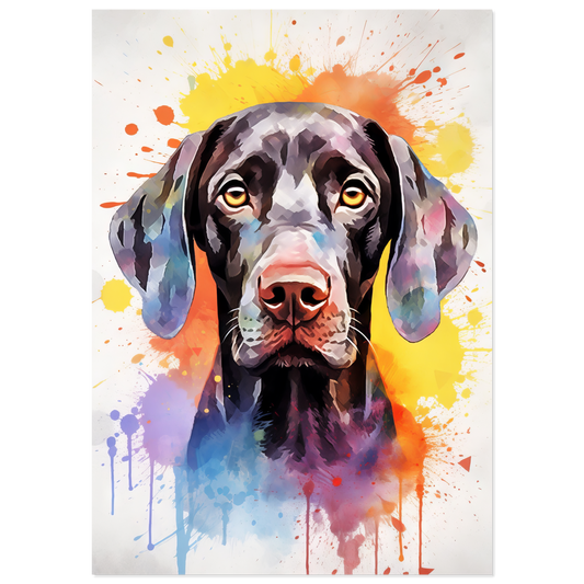 Hund Deutsch Kurzhaar Pop-Art (DOG132)