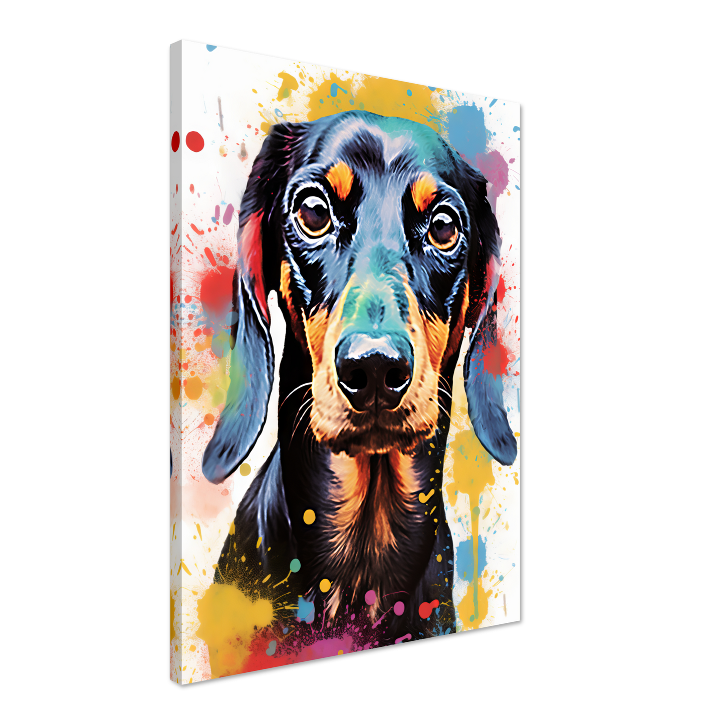Hund Dackel Pop-Art (DOG147)