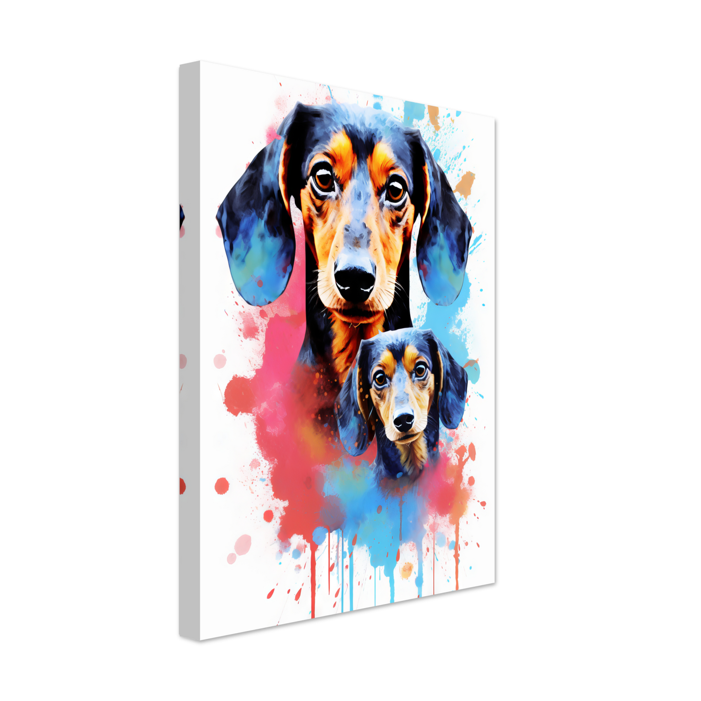 Hund Dackel Pop-Art (DOG148)