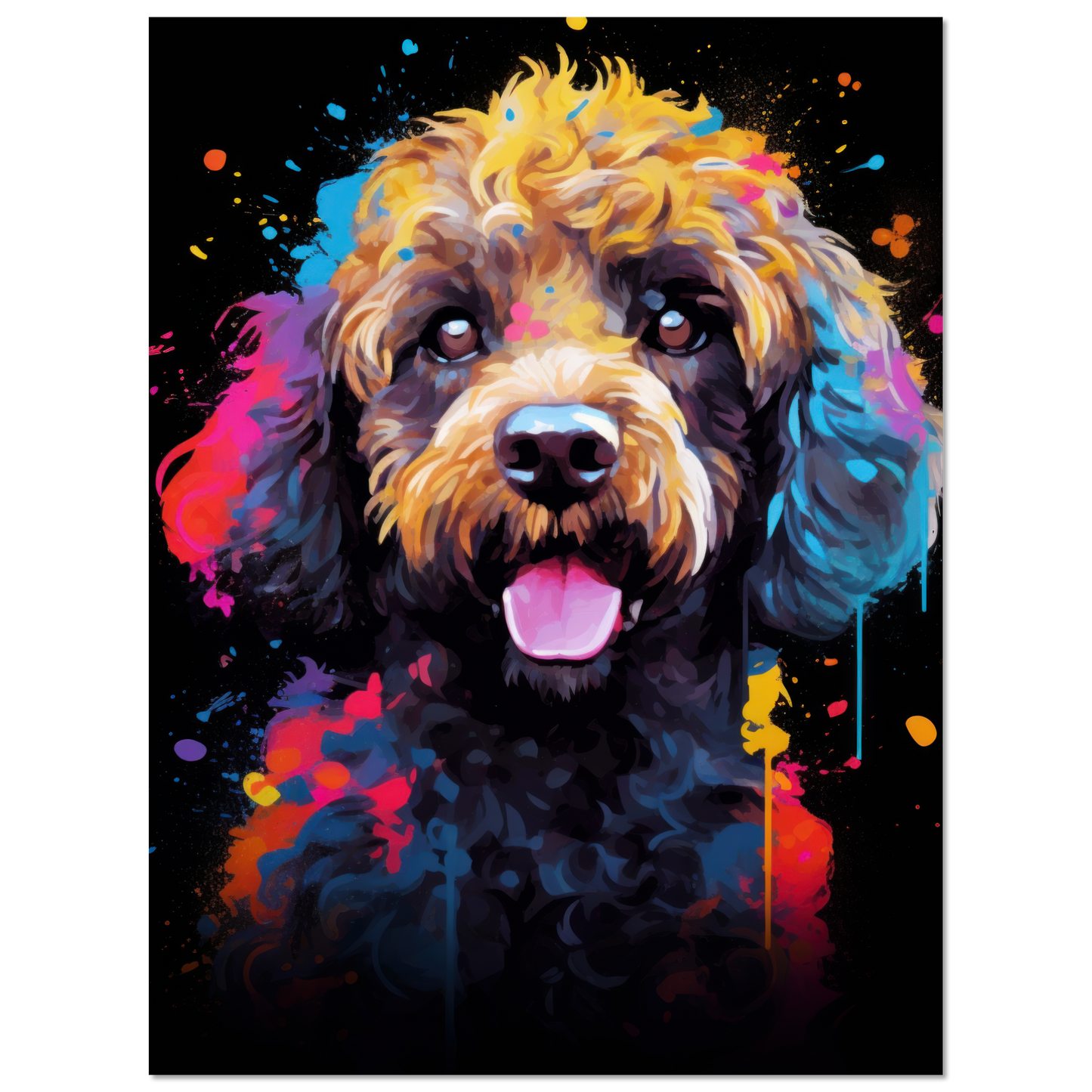 Pudel Pop-Art (DOG149)