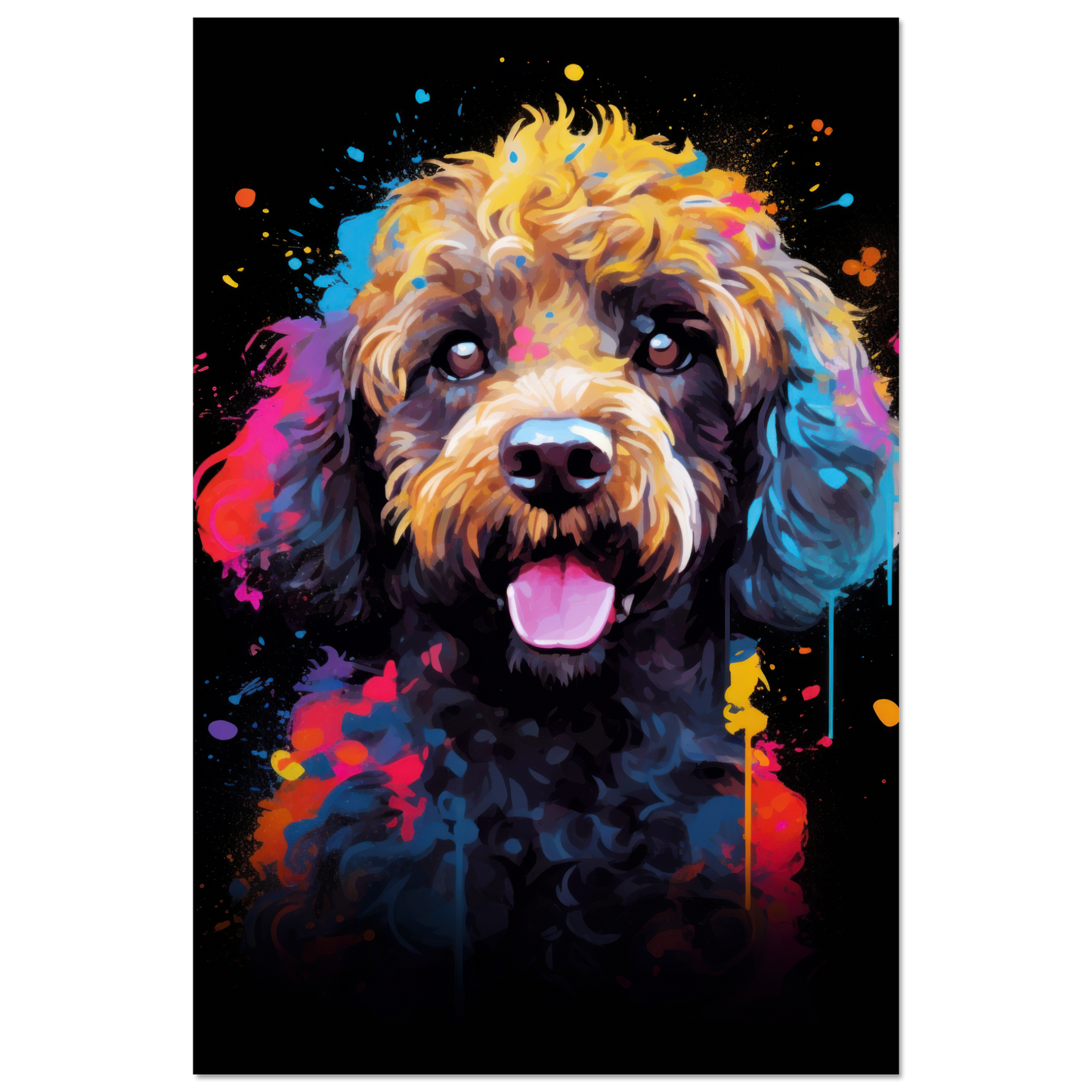 Pudel Pop-Art (DOG149)