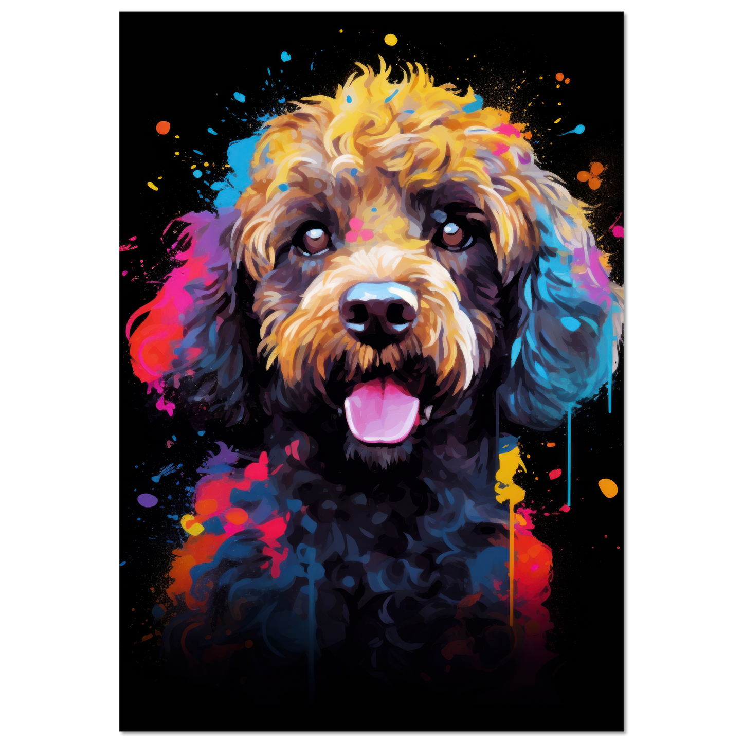 Pudel Pop-Art (DOG149)