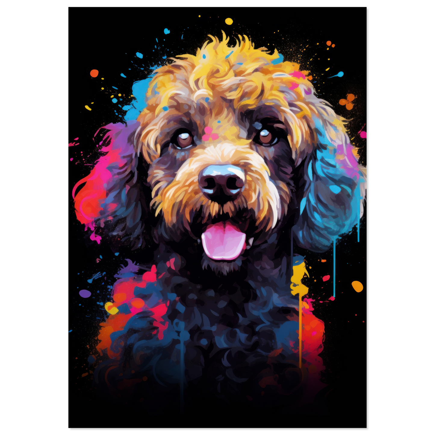 Pudel Pop-Art (DOG149)