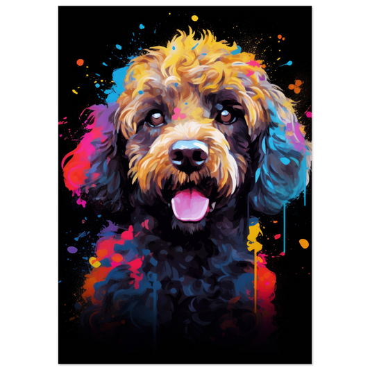 Poodle pop art (DOG149)