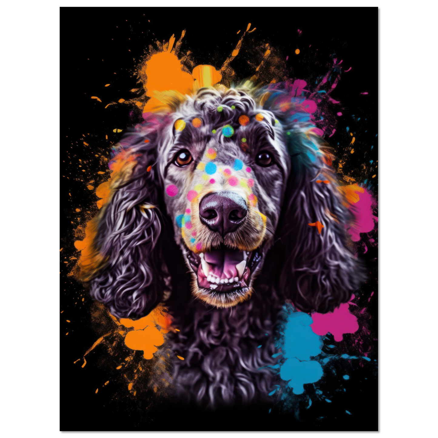Pudel Pop-Art (DOG151)