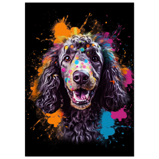 Poodle pop art (DOG151)