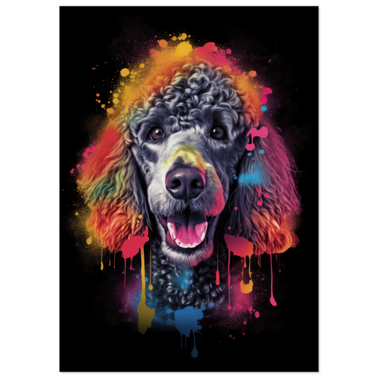 Poodle pop art (DOG152)