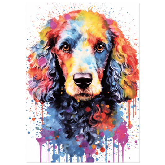 Poodle pop art (DOG156)