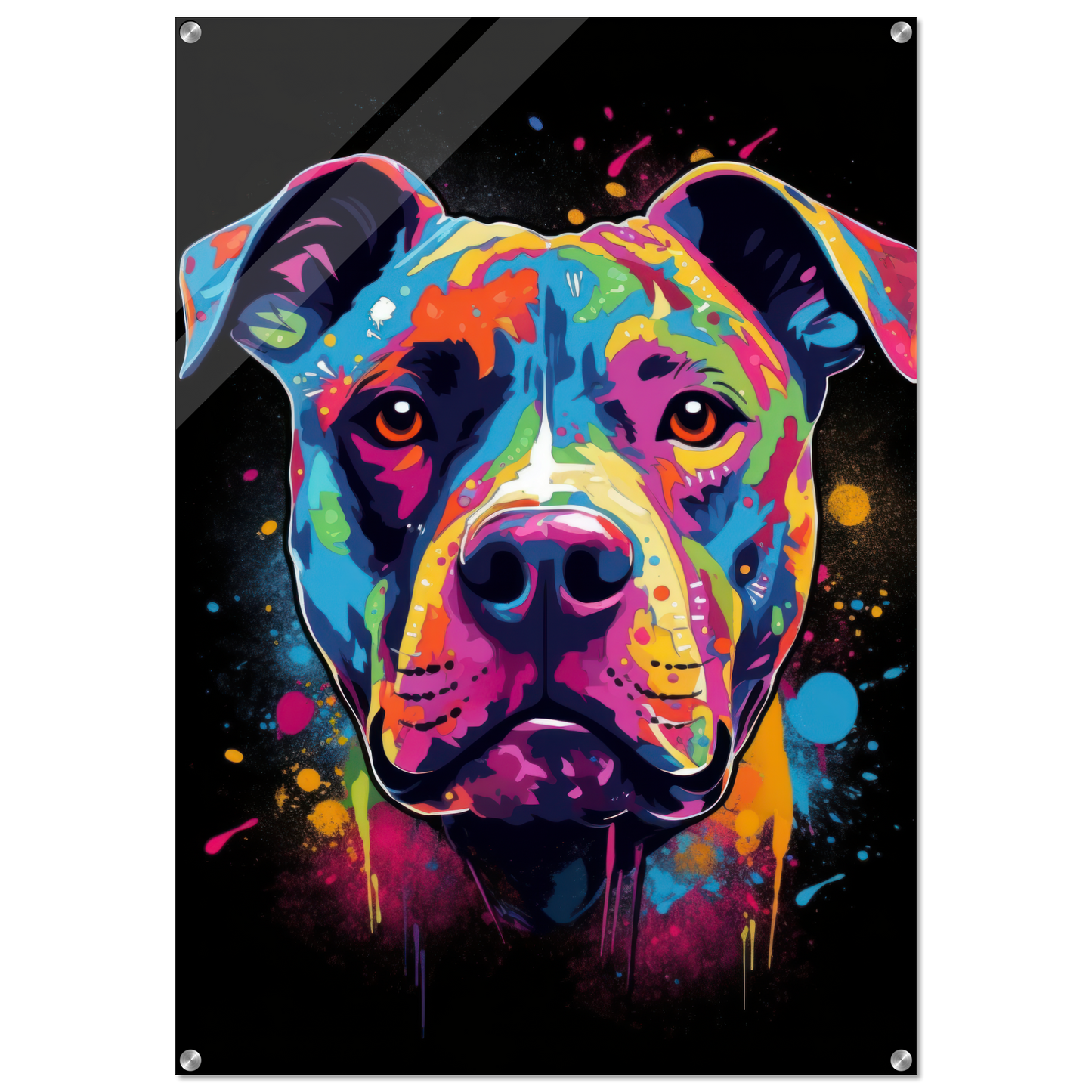 American Staffordshire Terrier Pop Art (DOG157)